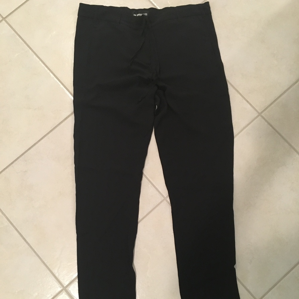 silk trousers
